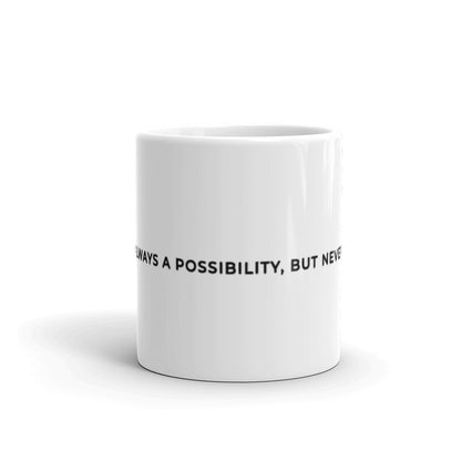 White glossy mug Made A Way Apparel