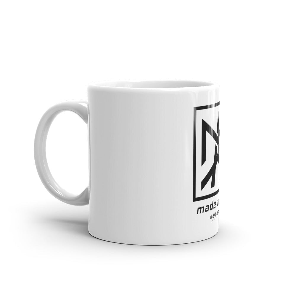 White glossy mug Made A Way Apparel