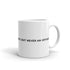 White glossy mug Made A Way Apparel