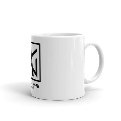 White glossy mug Made A Way Apparel