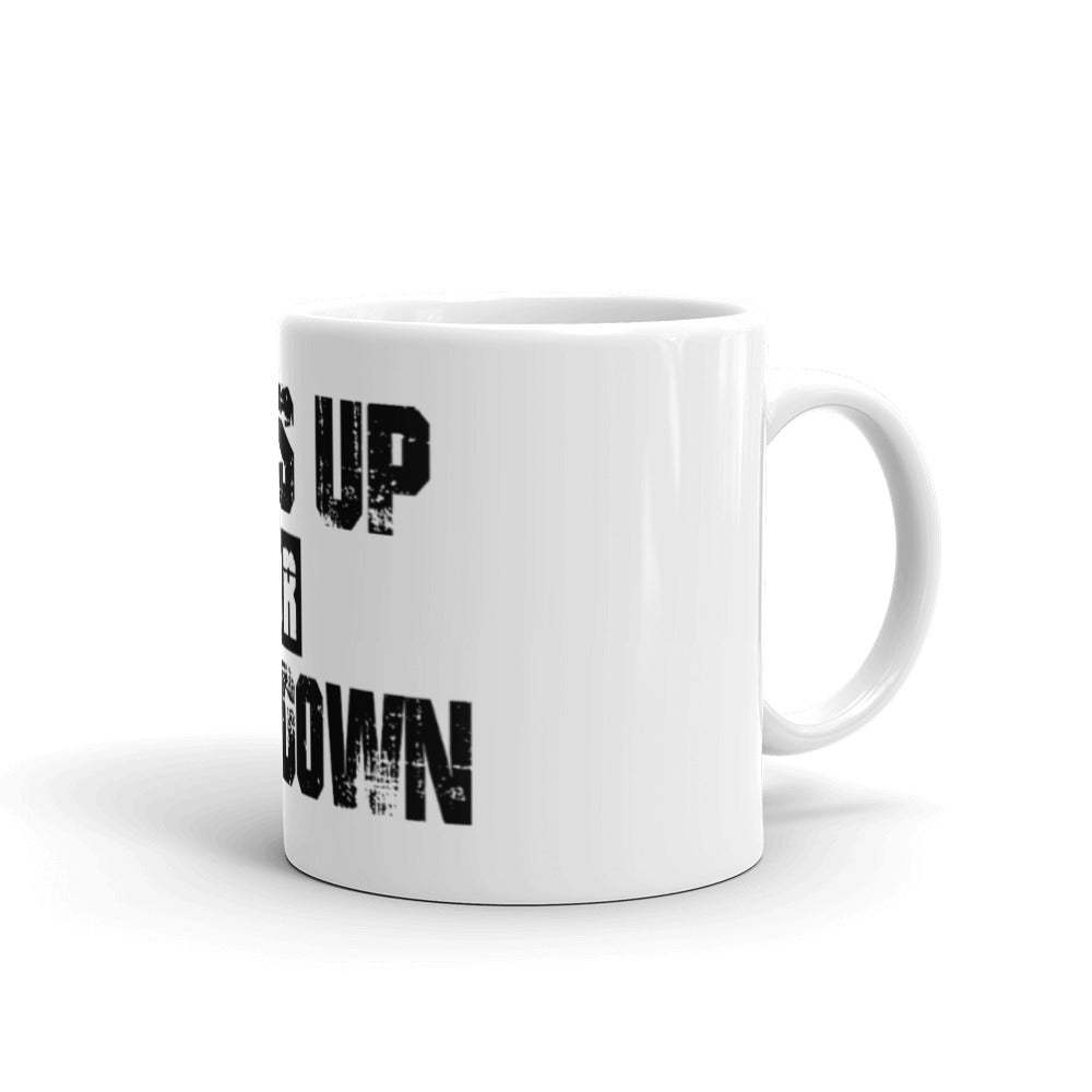 White glossy mug Made A Way Apparel